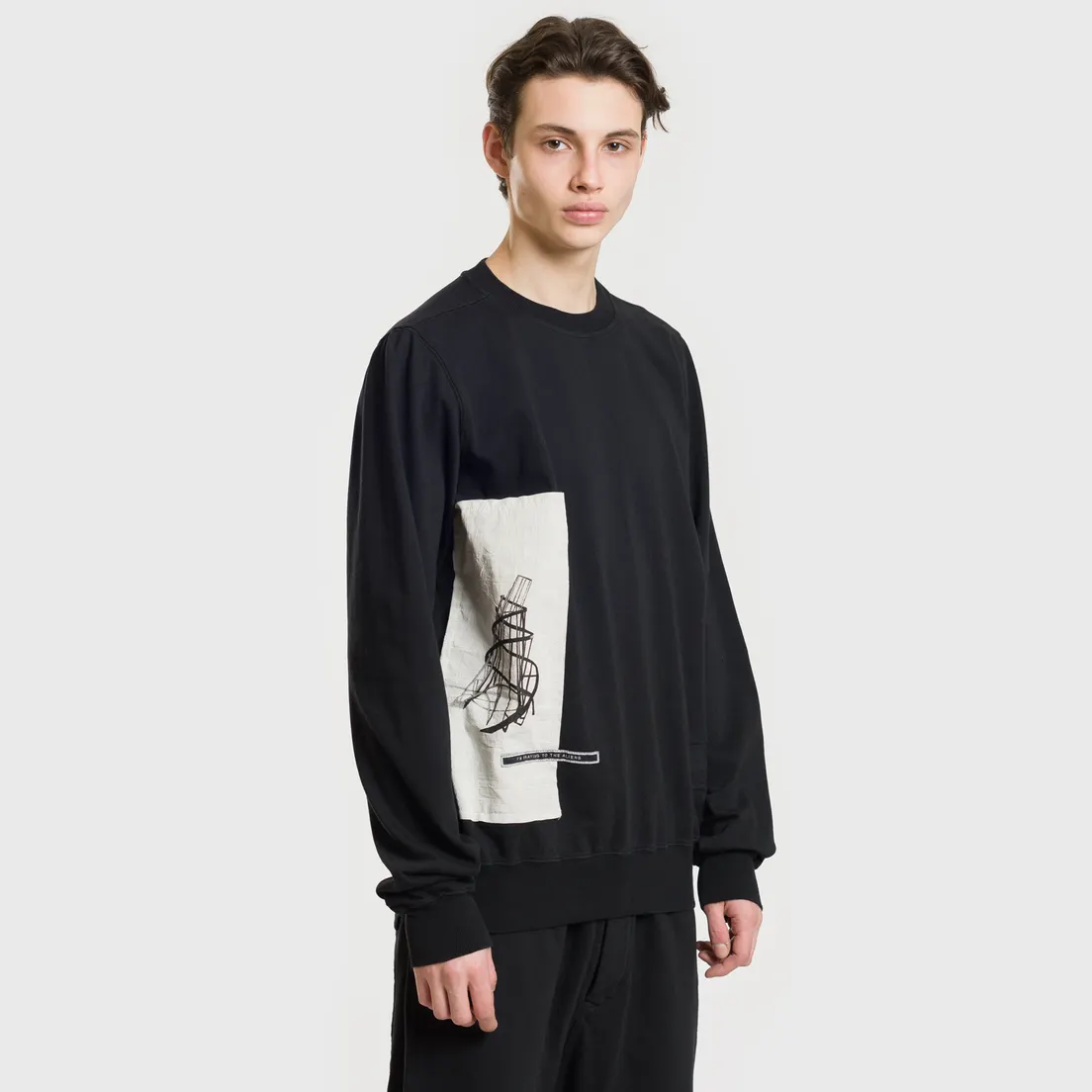 Rick Owens DRKSHDW Мужская толстовка Crew Neck