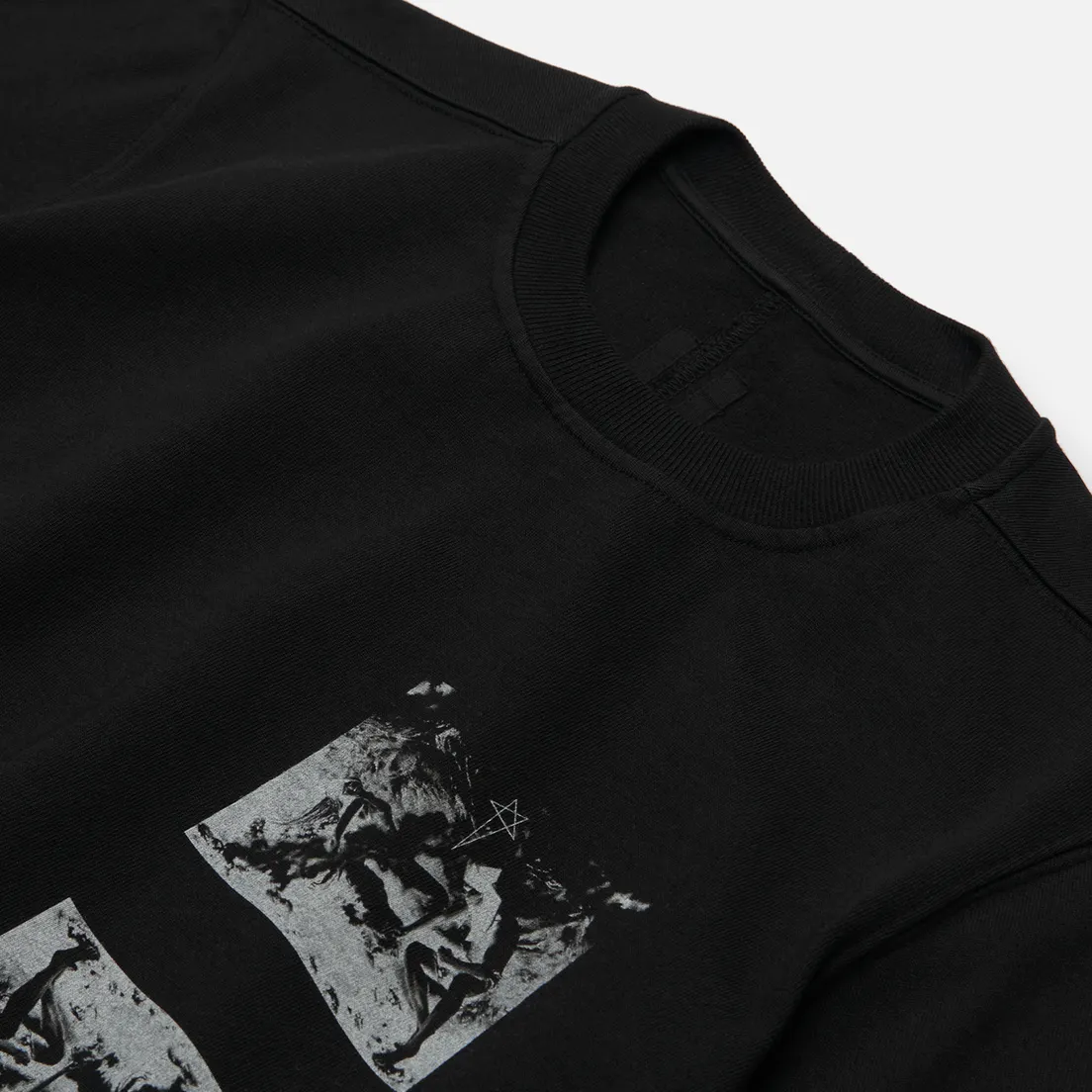 Rick Owens DRKSHDW Мужская толстовка Tecuatl Pentagram Crew Neck