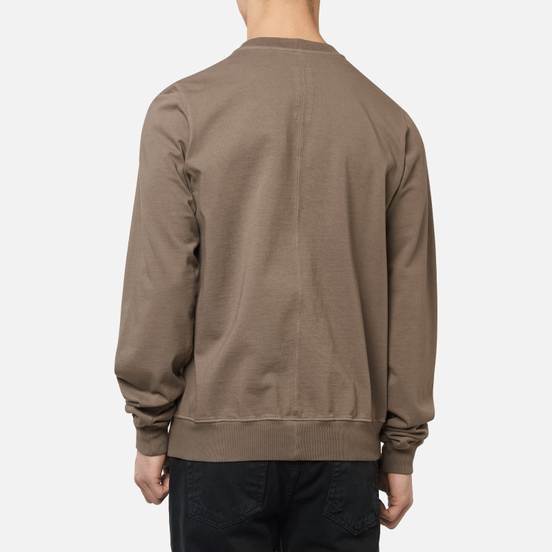 Мужская толстовка Rick Owens DRKSHDW Tecuatl Pentagram Crew Neck Dust/Pearl
