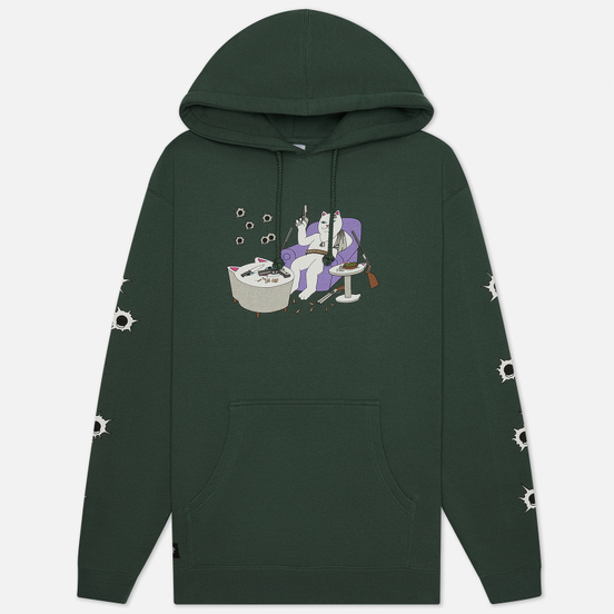 Мужская толстовка RIPNDIP Bullet Proof Hoodie Hunter Green