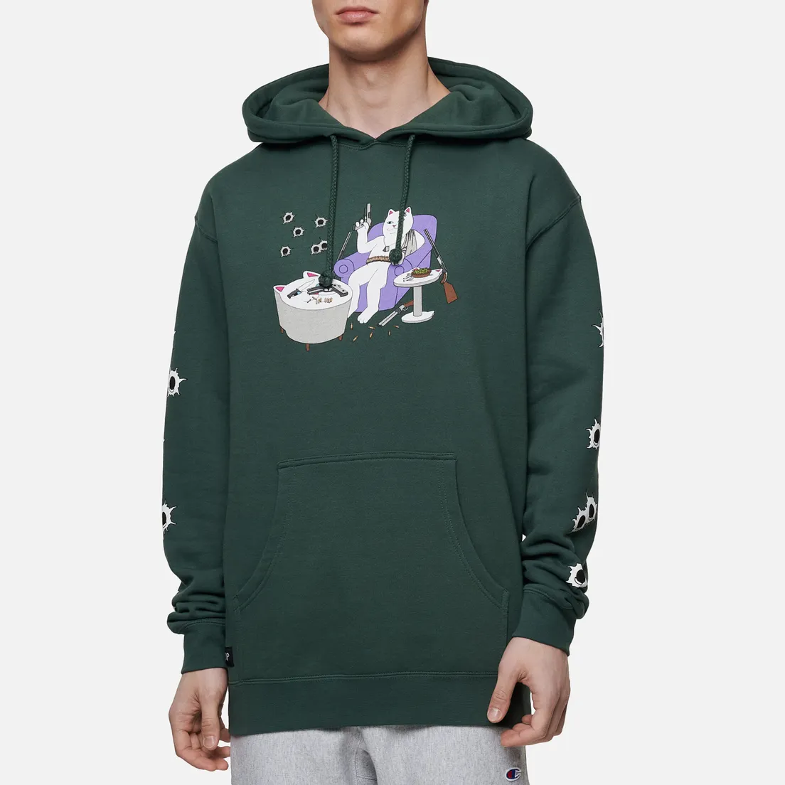 RIPNDIP Мужская толстовка Bullet Proof Hoodie