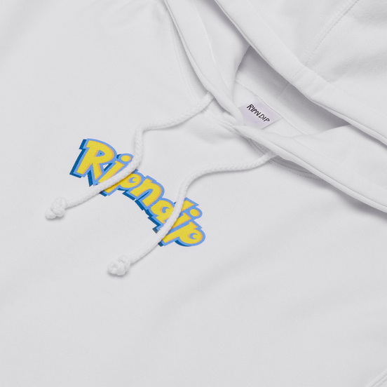 Мужская толстовка RIPNDIP Catch Em All Hoodie White