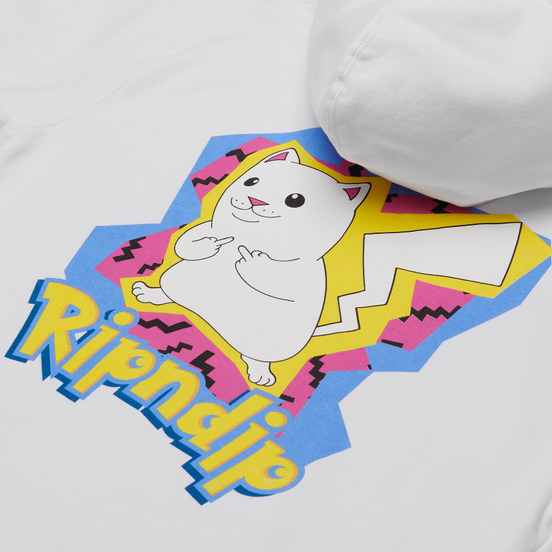 Мужская толстовка RIPNDIP Catch Em All Hoodie White