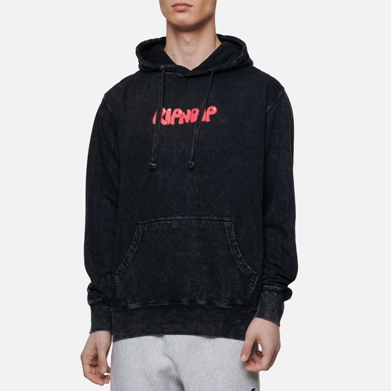 Мужская толстовка RIPNDIP Cherry Blossom Hoodie Grey Mineral Wash
