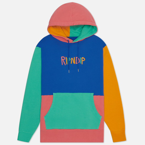 Мужская толстовка RIPNDIP Color Block Multi Panel Hoodie Multicolor