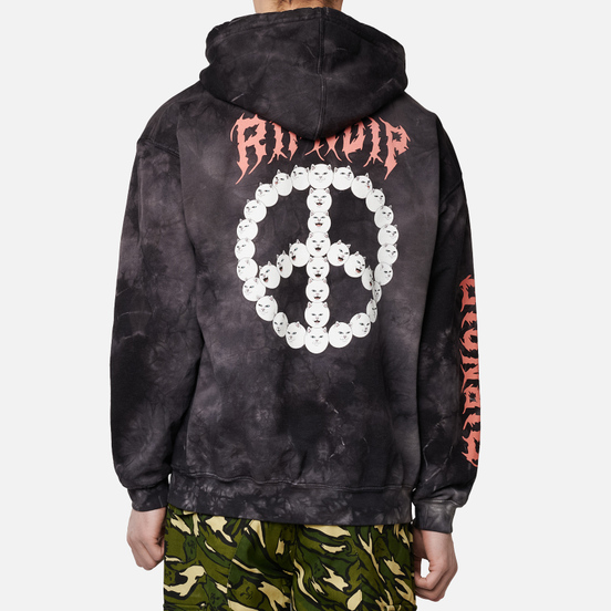 Мужская толстовка RIPNDIP Expressions Hoodie Black Lightning Wash