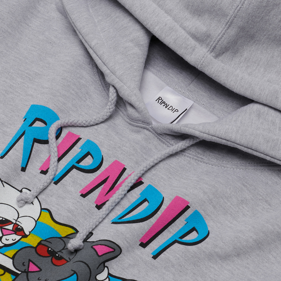 Мужская толстовка RIPNDIP Hash Bros Hoodie Heather Grey