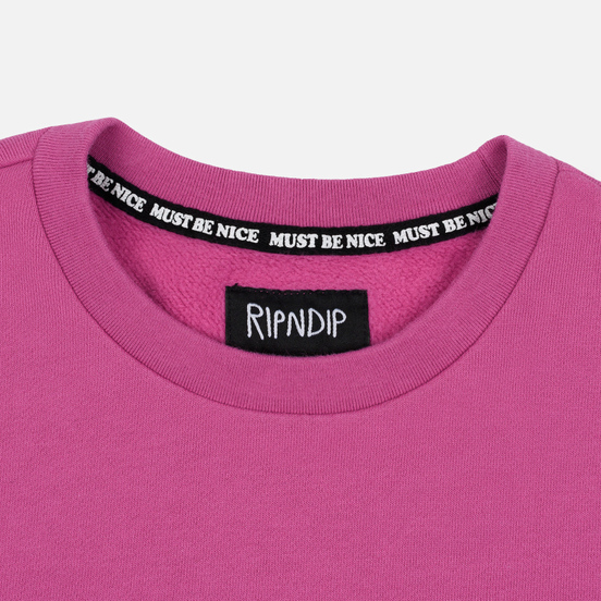 Мужская толстовка RIPNDIP Lady Friend Crew Neck Fuchsia