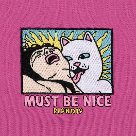 Мужская толстовка RIPNDIP Lady Friend Crew Neck Fuchsia