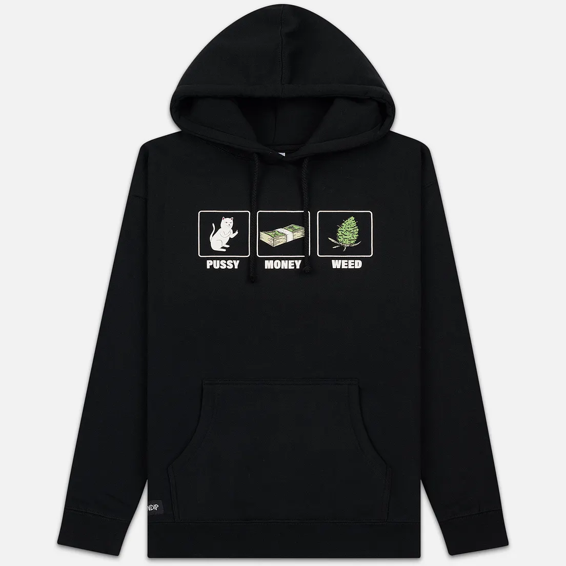 RIPNDIP Мужская толстовка Pu$$y, Money, Weed Hoodie