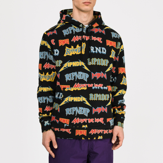 Мужская толстовка RIPNDIP Rock N Nerm Hoodie Black