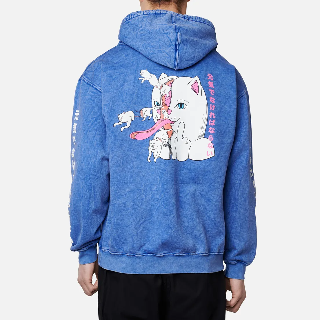 RIPNDIP Мужская толстовка Zipper Face Hoodie