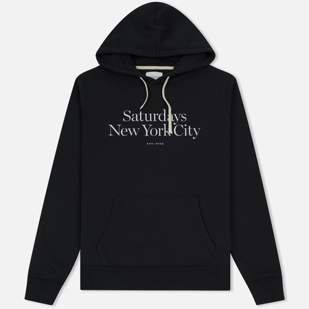 Мужская толстовка Saturdays Surf NYC Ditch Miller Standard Hooded Black