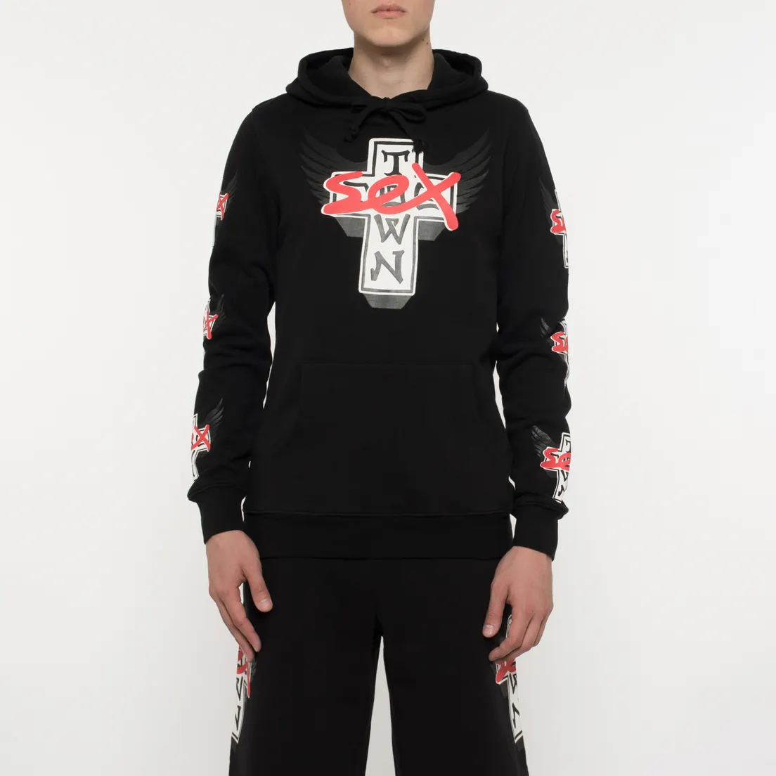 Sex skateboards Мужская толстовка x Dogtown Hoody Arm & Front Print