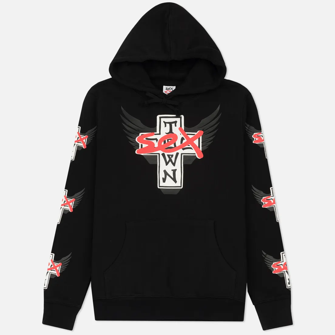 Sex skateboards Мужская толстовка x Dogtown Hoody Arm & Front Print