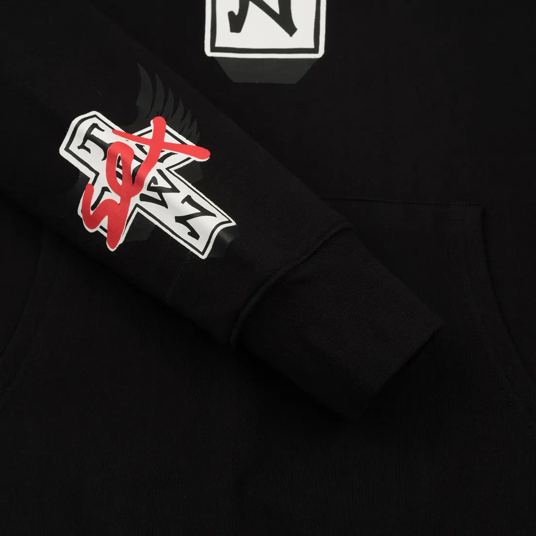 Sex skateboards Мужская толстовка x Dogtown Hoody Arm & Front Print