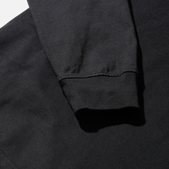 Мужская толстовка Stone Island Classic Crew Neck Heavyweight Cotton Black