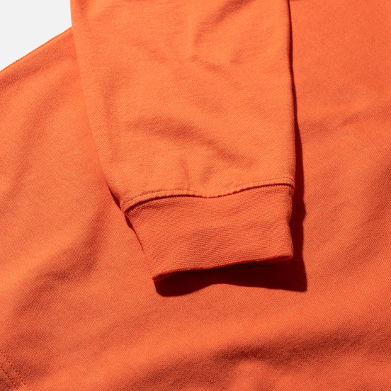 Мужская толстовка Stone Island Classic Crew Neck Heavyweight Cotton Bright Orange
