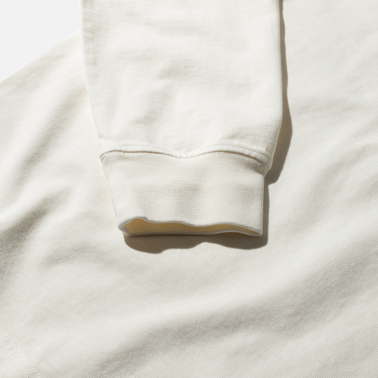 Мужская толстовка Stone Island Classic Crew Neck Heavyweight Cotton Ivory