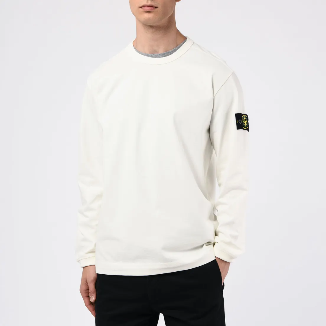 Stone Island Мужская толстовка Classic Crew Neck Heavyweight Cotton