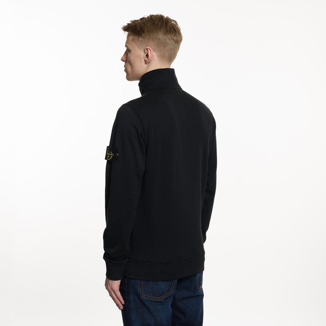 Stone Island Classic Round Neck Fleece Cotton Knit Effect 681565556.V0029