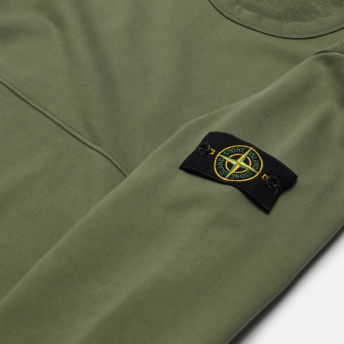 Stone Island Мужская толстовка Crew Neck Diagonal Pockets