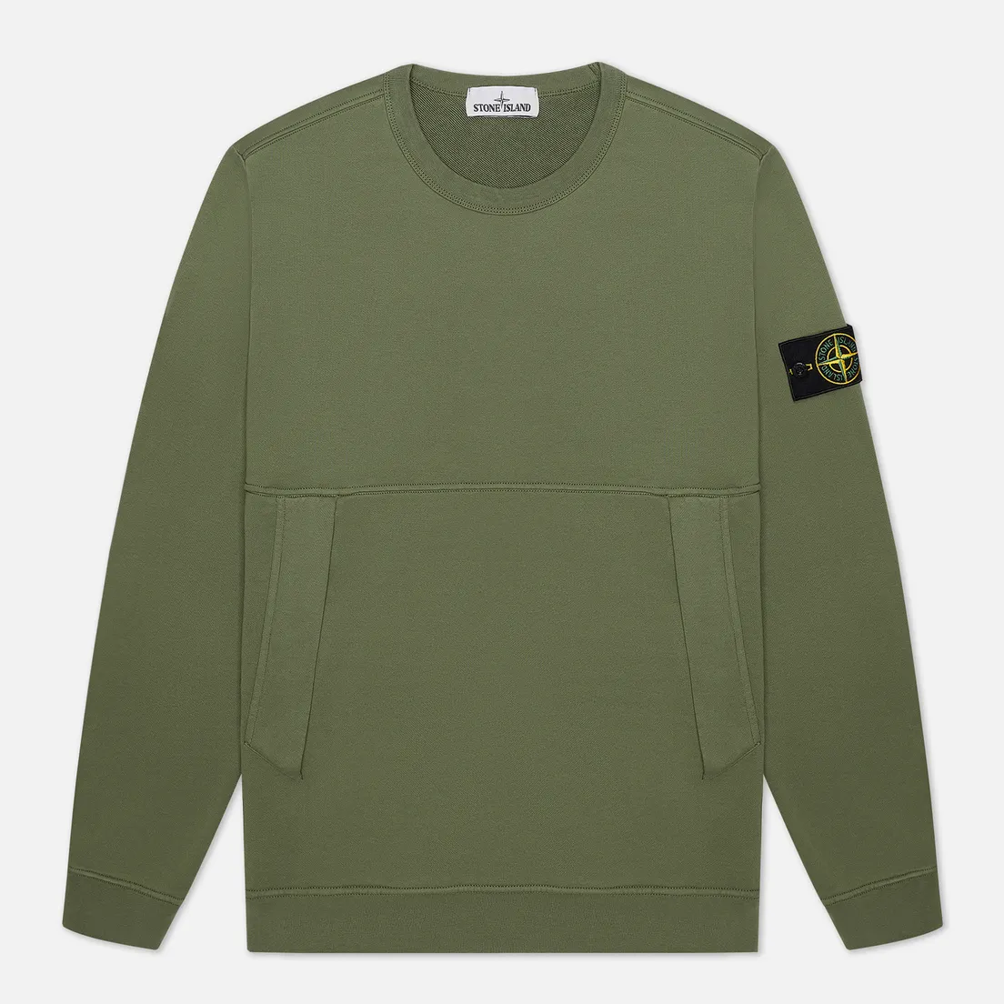 Stone Island Мужская толстовка Crew Neck Diagonal Pockets