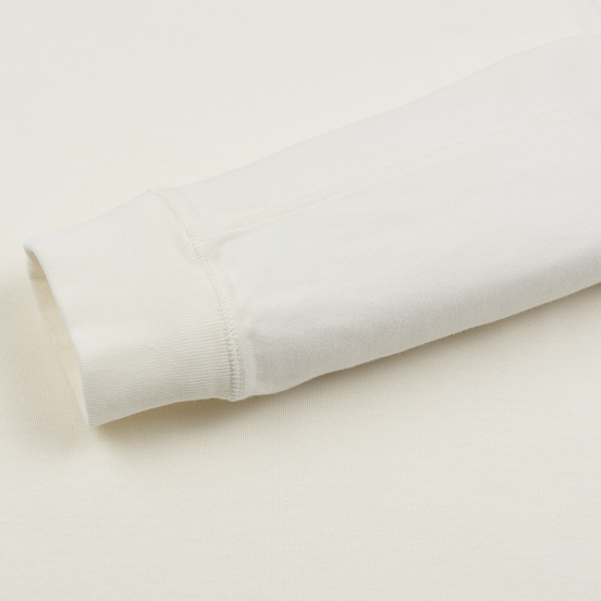 Мужская толстовка Stone Island Crew Neck Heavy Cotton Garment Dyed Ivory