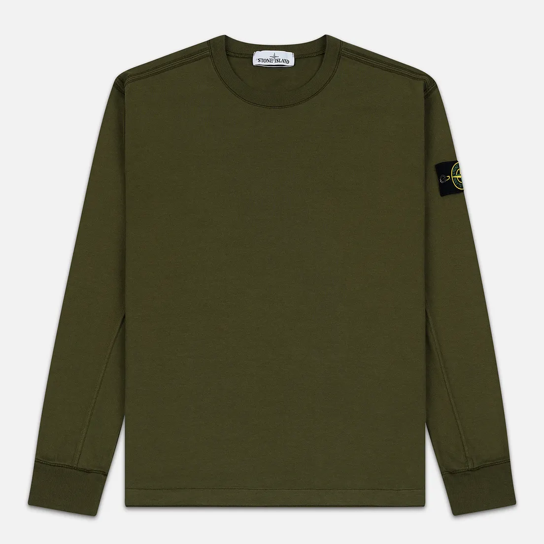 Stone Island Мужская толстовка Crew Neck Heavy Cotton Garment Dyed