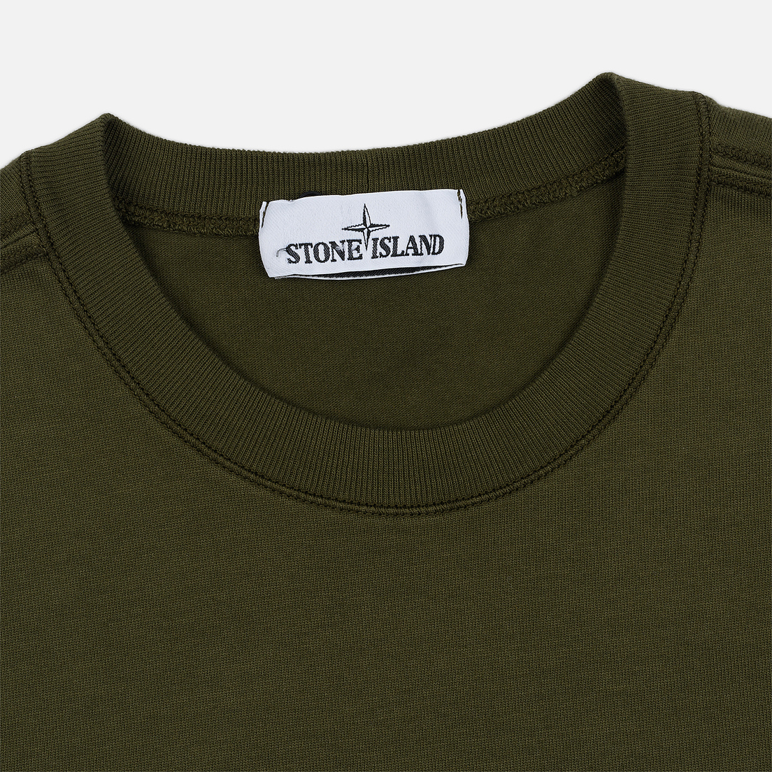 Stone Island Мужская толстовка Crew Neck Heavy Cotton Garment Dyed