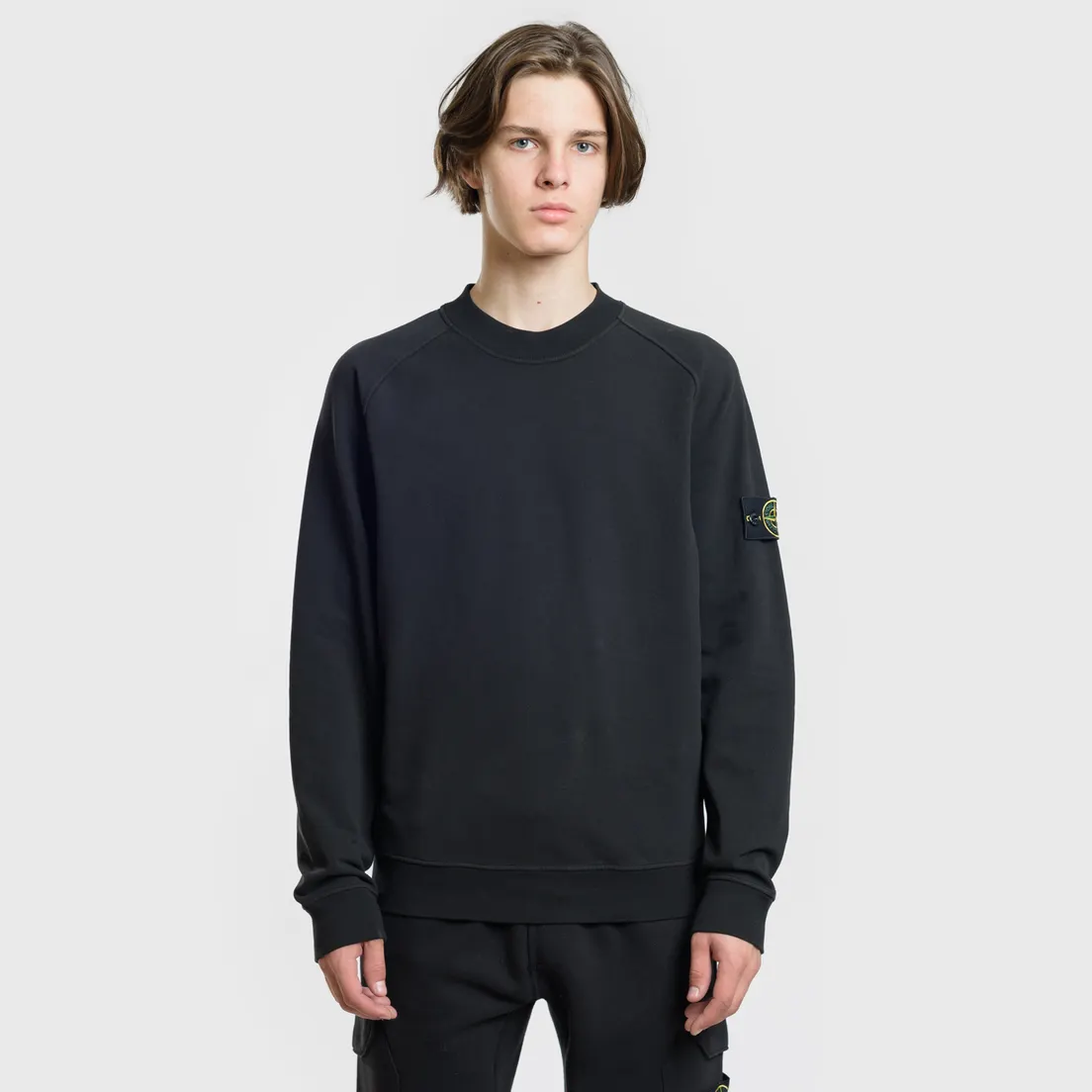 Stone Island Мужская толстовка Crew Neck Stretched Brushed
