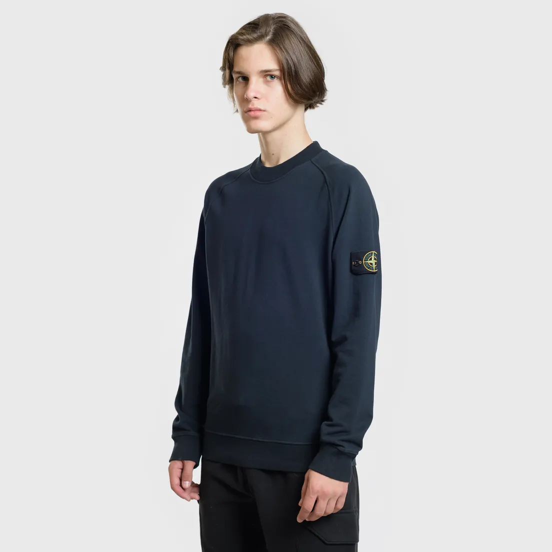 Stone Island Мужская толстовка Crew Neck Stretched Brushed