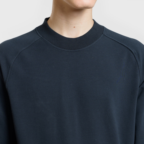 Мужская толстовка Stone Island Crew Neck Stretched Brushed Navy