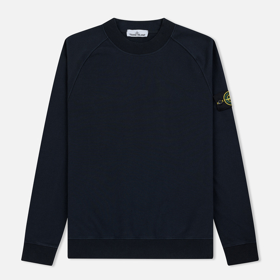 Мужская толстовка Stone Island Crew Neck Stretched Brushed Navy