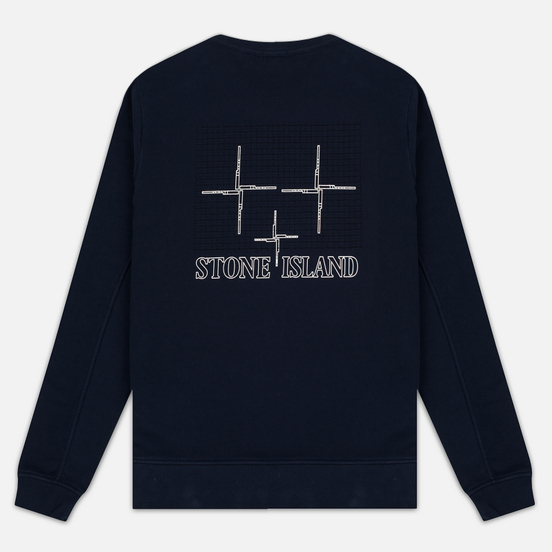 Мужская толстовка Stone Island Crew Neck Sweat Navy Blue