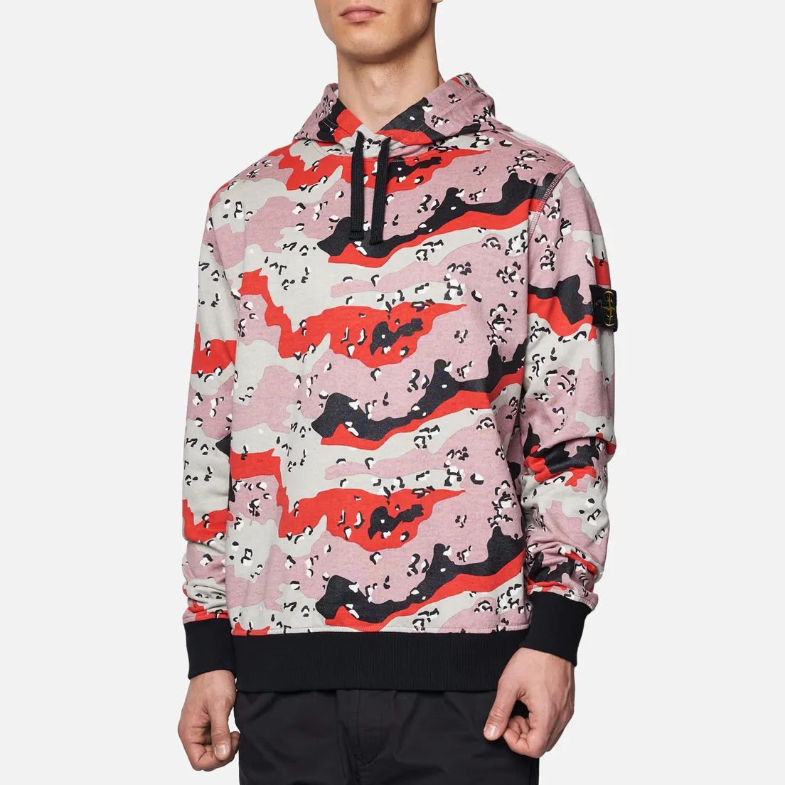 Stone Island Мужская толстовка Desert Camo Hoodie