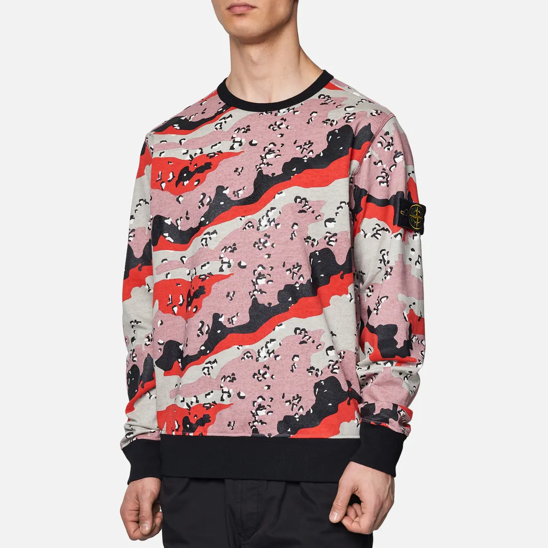Stone Island Мужская толстовка Desert Camo