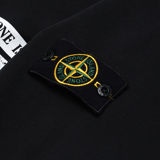 Мужская толстовка Stone Island Drone Three Crew Neck Black