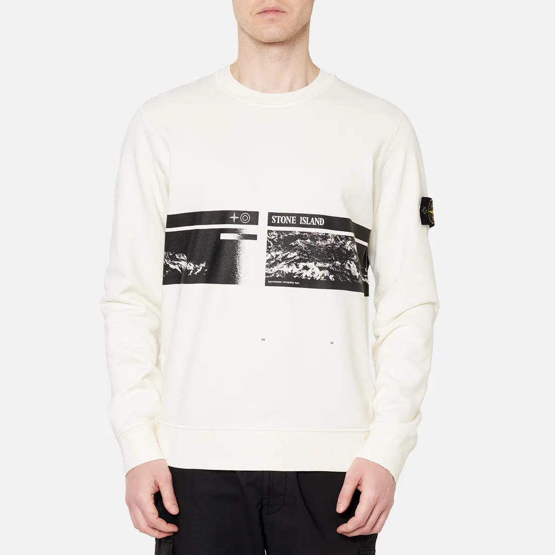 Stone Island Мужская толстовка Drone Three Crew Neck