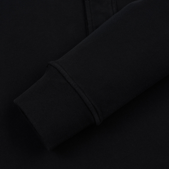 Мужская толстовка Stone Island Garment Dyed Half Zip Black