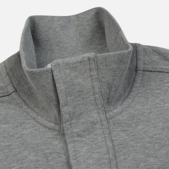 Мужская толстовка Stone Island Garment Dyed Half Zip Dust Melange