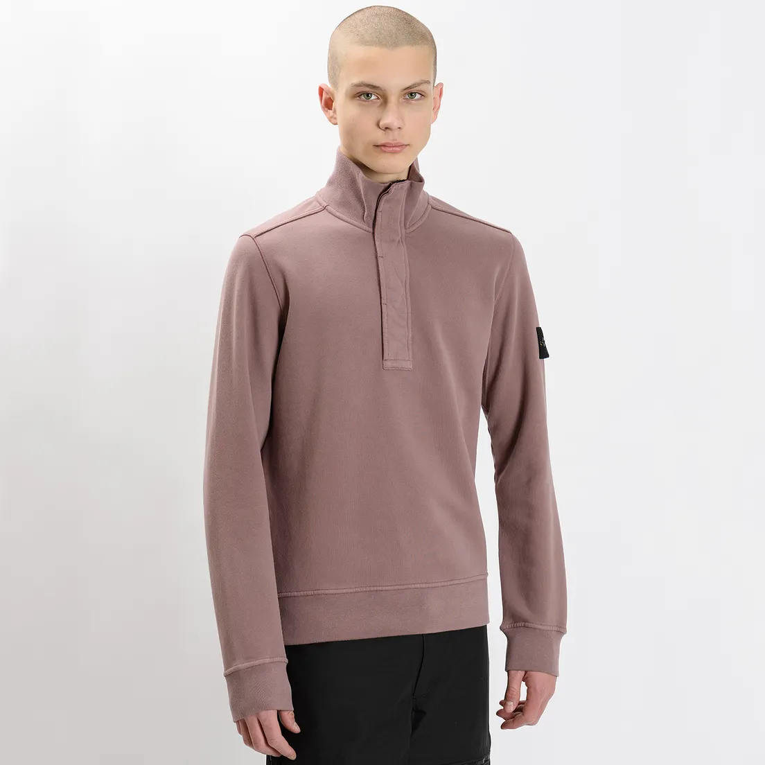Stone Island Мужская толстовка Garment Dyed Half Zip