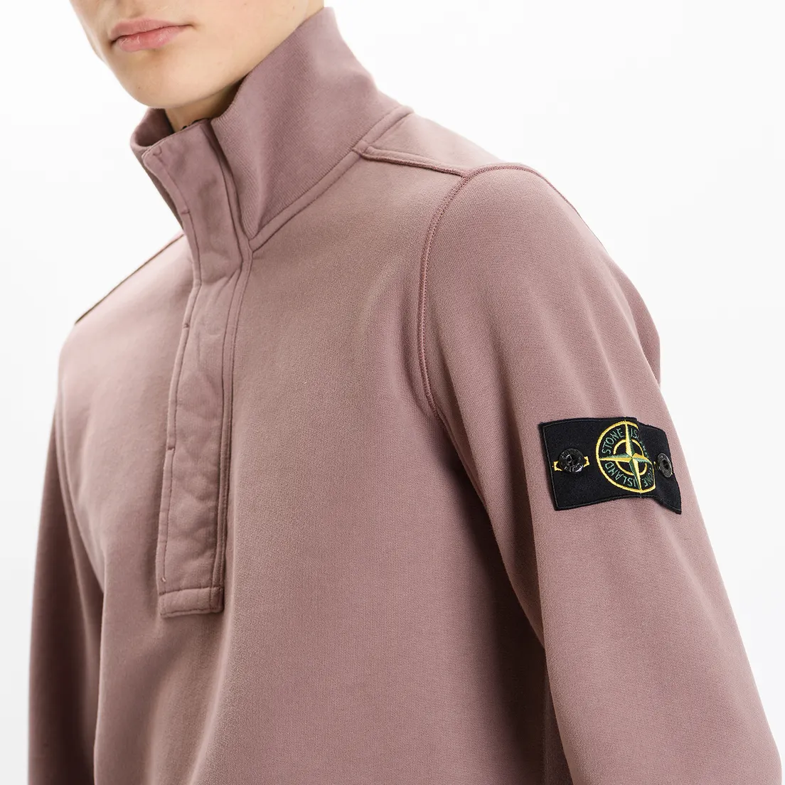 Stone Island Мужская толстовка Garment Dyed Half Zip