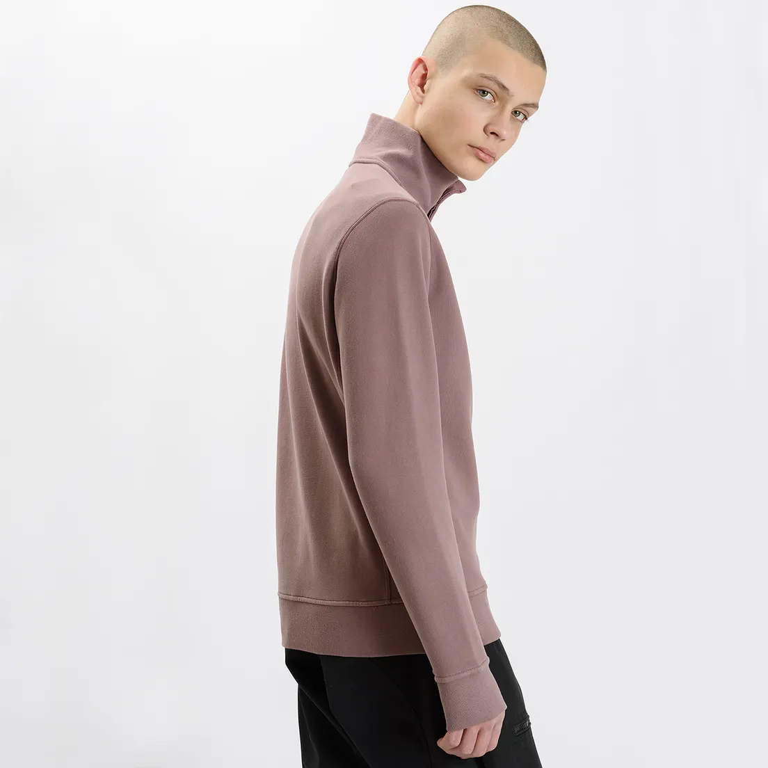 Stone Island Мужская толстовка Garment Dyed Half Zip