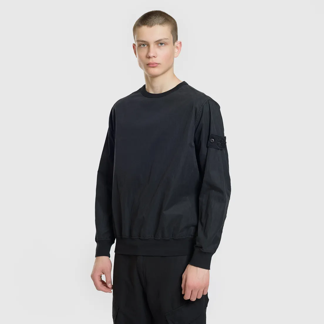 Мужская толстовка Stone Island Ghost Piece Cotton/Nylon, 7015659F2