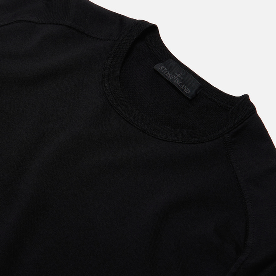 Мужская толстовка Stone Island Ghost Piece Crew Neck Black