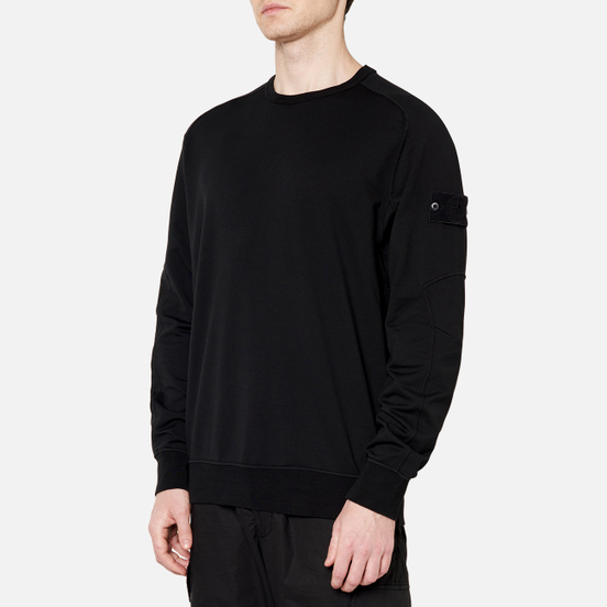 Мужская толстовка Stone Island Ghost Piece Crew Neck Black