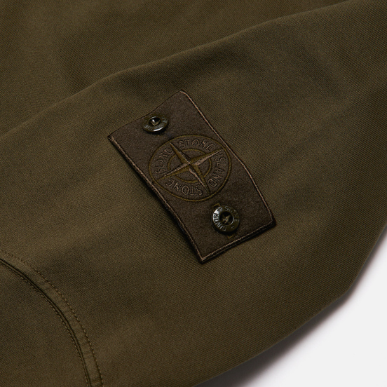 Мужская толстовка Stone Island Ghost Piece Crew Neck Military Green