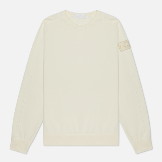 Мужская толстовка Stone Island Ghost Piece Crew Neck Natural White