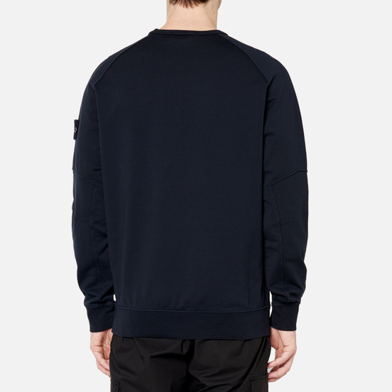 Мужская толстовка Stone Island Ghost Piece Crew Neck Navy Blue